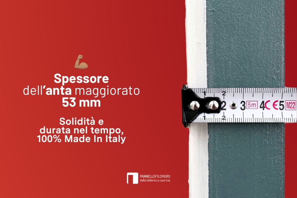 Anta per Porte Battenti Filomuro 53 mm