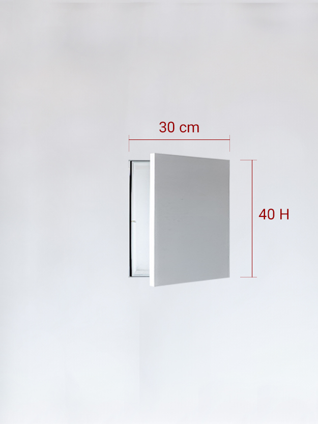 Sportello filomuro ad anta singola cm 30x40