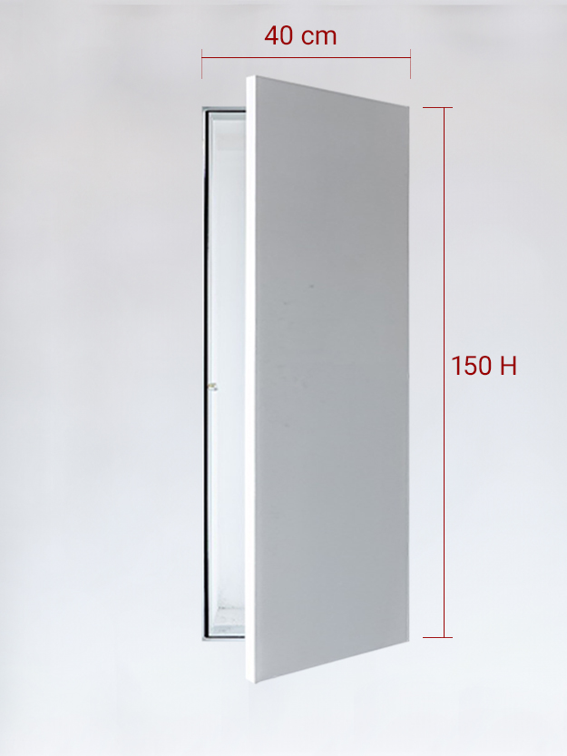 Sportello filomuro ad anta singola cm 40x150