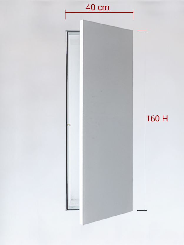 Sportello filomuro ad anta singola cm 40x160
