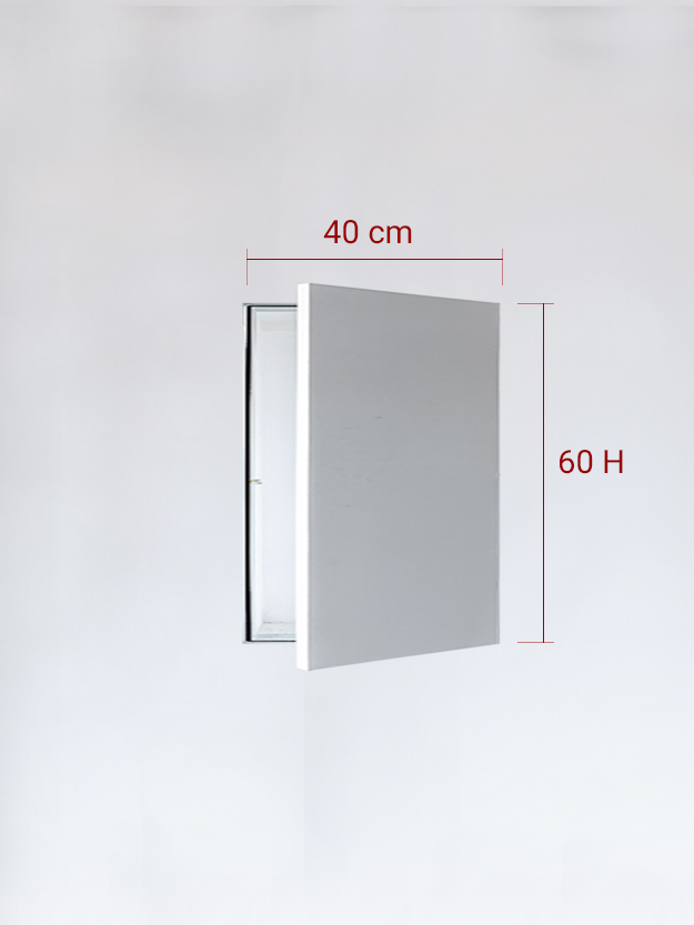 Sportello filomuro ad anta singola cm 40x60