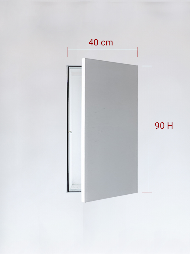 Sportello filomuro ad anta singola cm 40x90