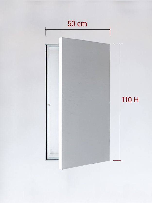 Sportello filomuro ad anta singola cm 50x110