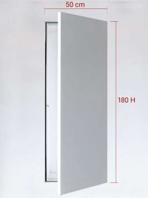 Sportello filomuro ad anta singola cm 50×180