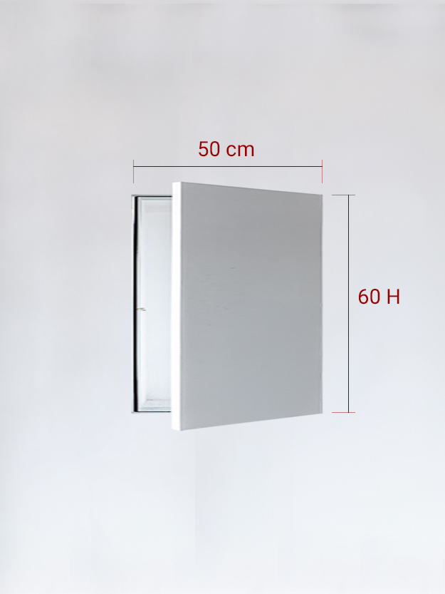 Sportello filomuro ad anta singola cm 50x60