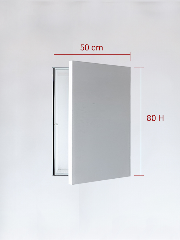 Sportello filomuro ad anta singola cm 50x80