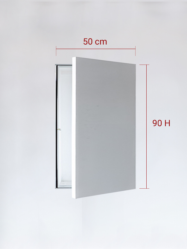 Sportello filomuro ad anta singola cm 50x90