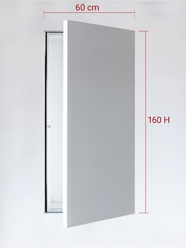 Sportello filomuro ad anta singola cm 60x160
