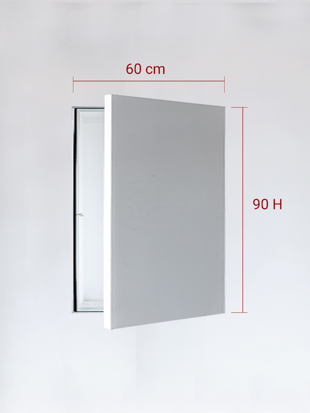 Sportello filomuro ad anta singola cm 60x90