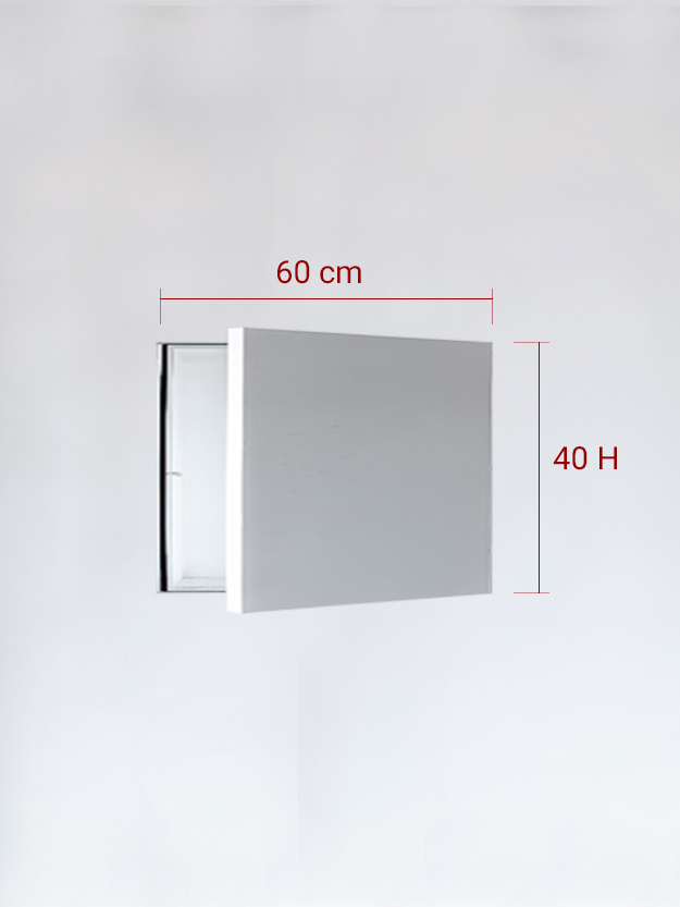 Sportello filomuro ad anta singola cm 60x40