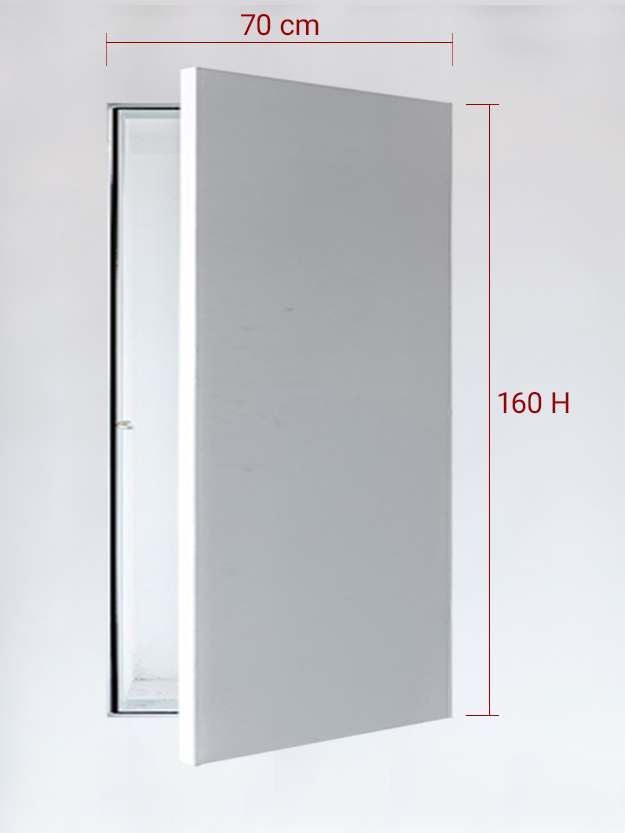 Sportello filomuro ad anta singola cm 70x160