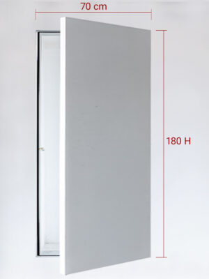 Sportello filomuro ad anta singola cm 70×180