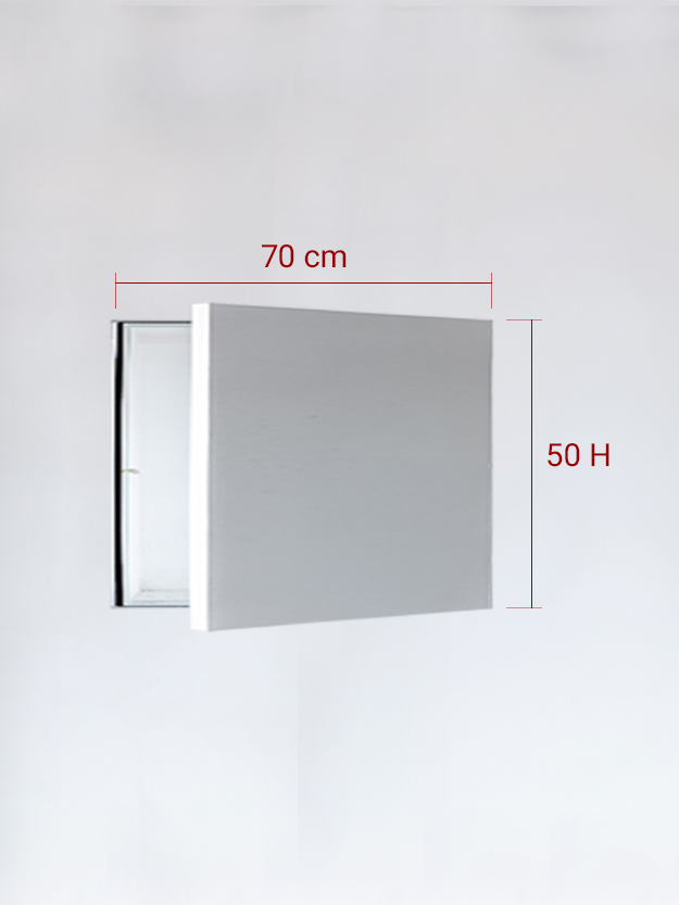 Sportello filomuro ad anta singola cm 70x50