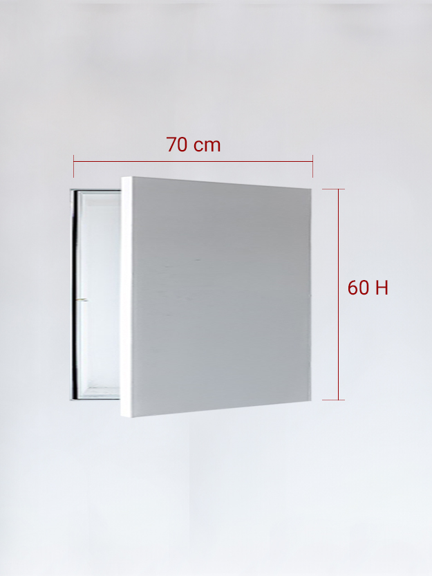 Sportello filomuro ad anta singola cm 70x60