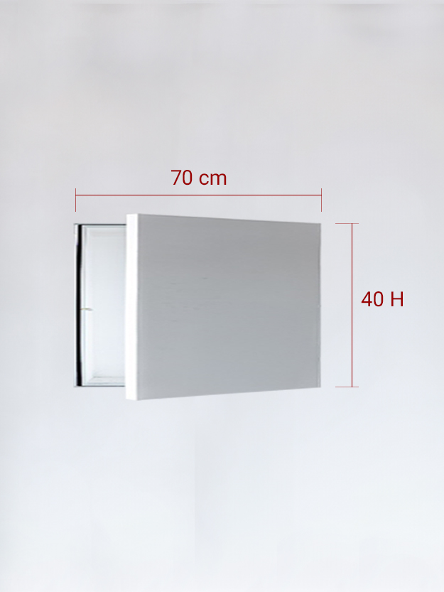 Sportello filomuro ad anta singola cm 70x40