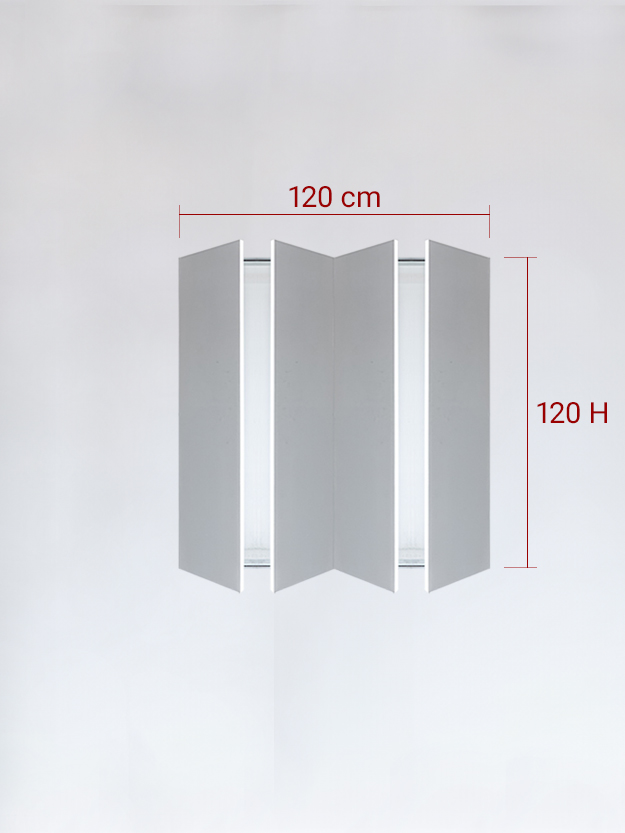 sportello filomuro a 4 ante cm 120x120