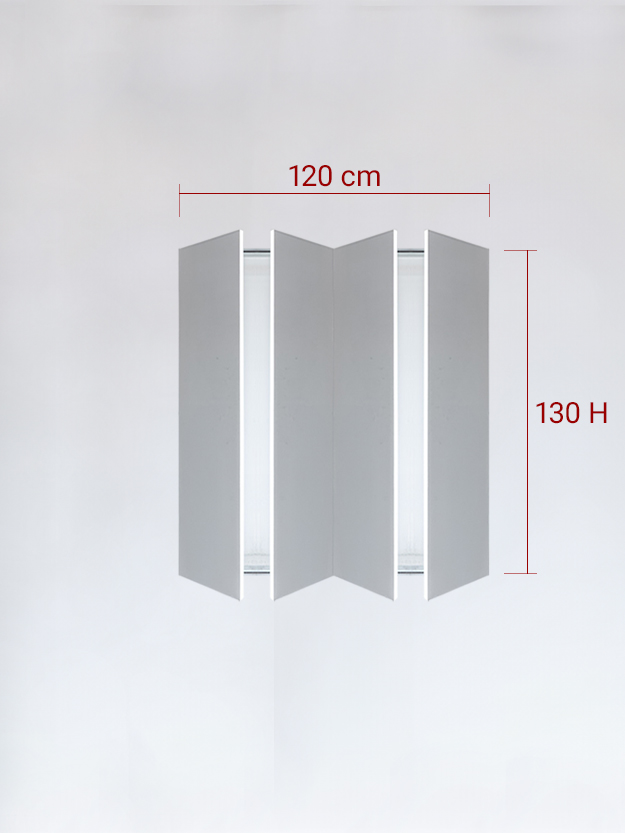 sportello filomuro a 4 ante cm 120x130