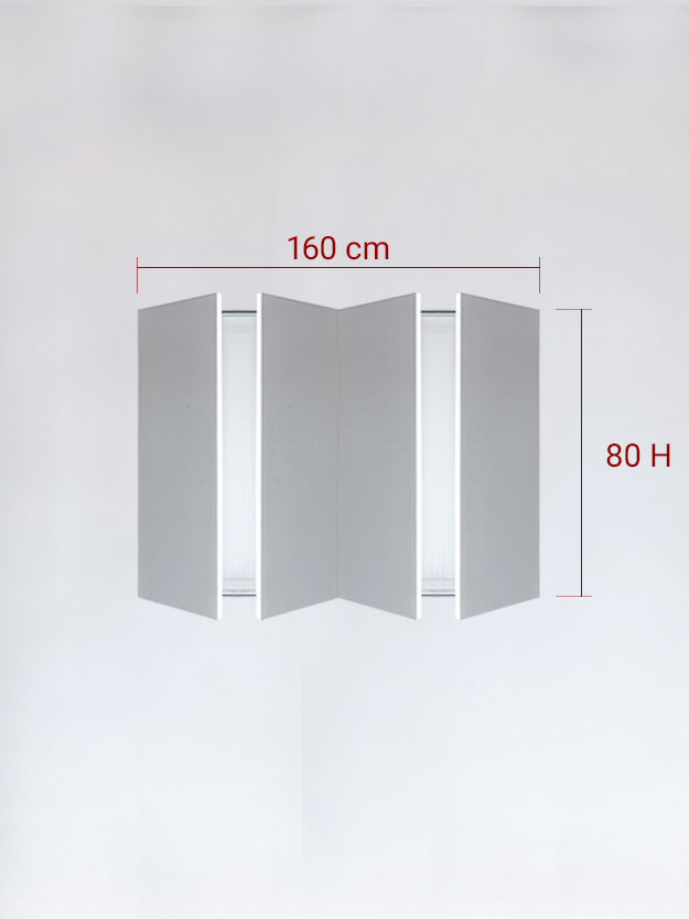 sportello filomuro a 4 ante cm 160x80