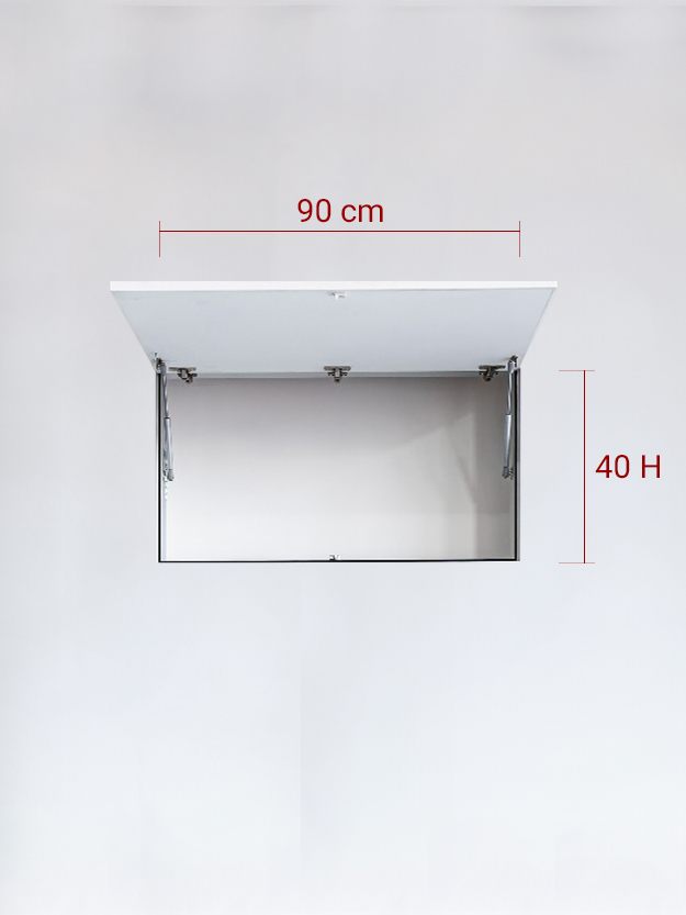 Sportello filomuro ad 1 anta verso l’alto cm 90x40