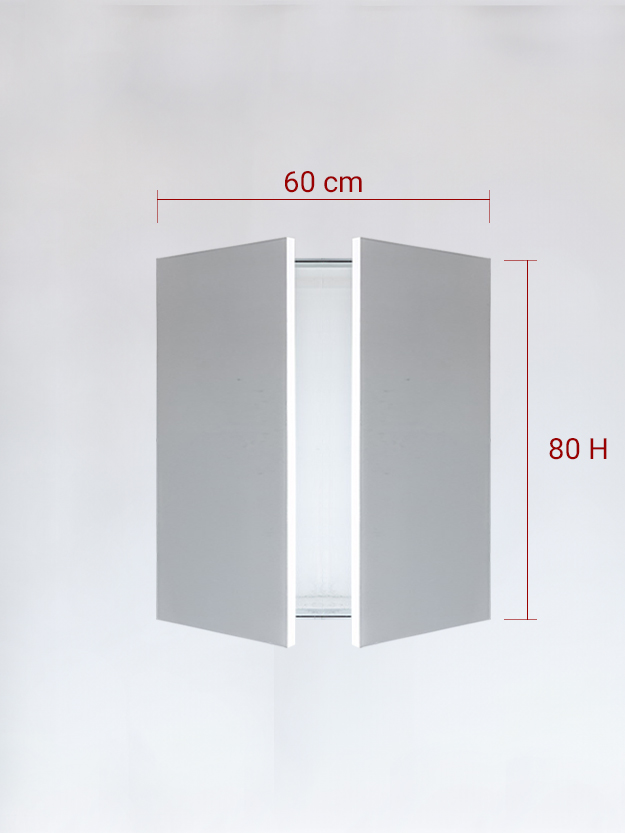 Sportello filomuro a 2 ante cm 60x80