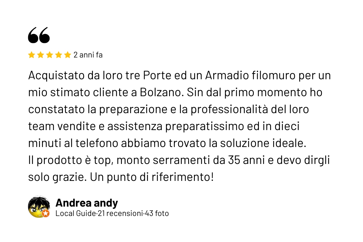 Recensione sui prodotti pannellofilomuro