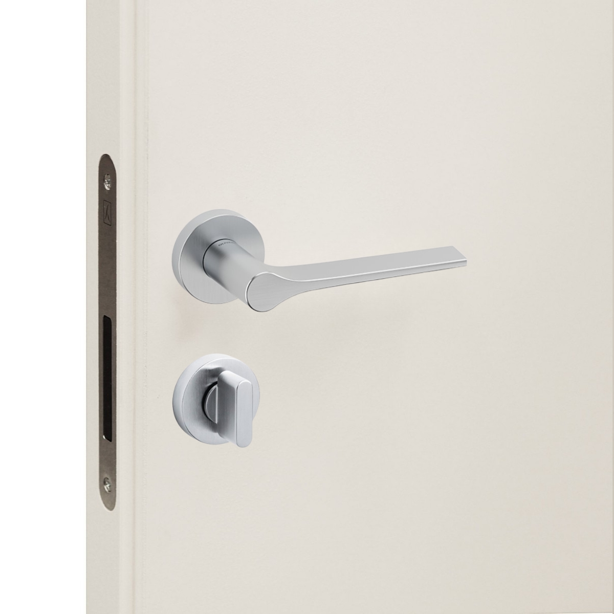 Maniglia olivari lama con nottolino privacy