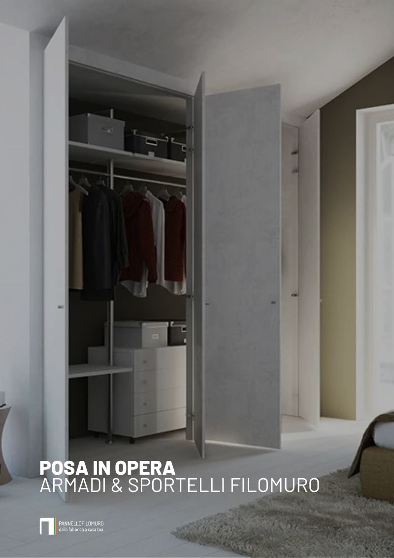 posa in opera armadi e sportelli