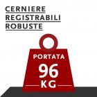 cerniere registrabili robuste